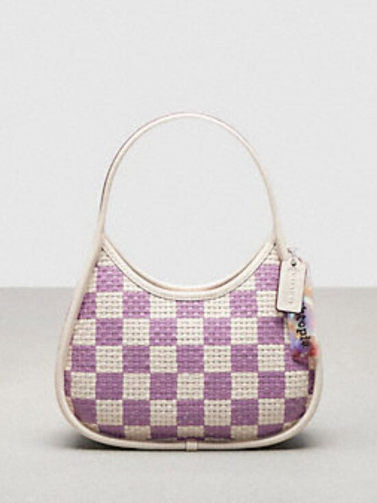 Coachtopia Handbags - Coachtopia Ergo Bag In Woven Checkerboard Repurposed Leather